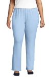 Lands' End Sport Knit High Rise Pants In Soft Blue Haze