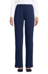 Lands' End Sport Knit High Rise Pants In Vintage Indigo Heather