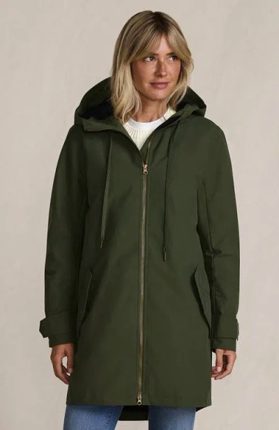 Lands' End Squall A-line Rain Jacket In Green