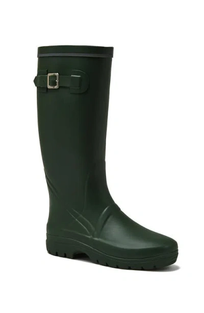 Lands' End Squall Buckle Tall Rain Boots In Green