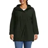 Lands' End Squall Hooded Waterproof Raincoat In Green