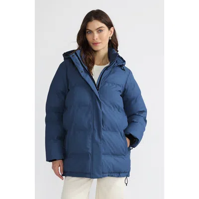 LANDS' END LANDS' END SQUALL INSULATED SLICKER PUFFER JACKET