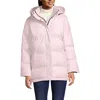 Lands' End Squall Insulated Slicker Puffer Jacket In Pearl