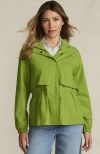 Lands' End Squall Packable Rain Jacket In Green