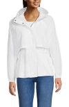 Lands' End Squall Packable Rain Jacket In White