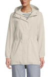 Lands' End Squall Packable Waterproof Raincoat In Neutral