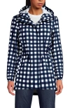 Lands' End Squall Packable Waterproof Raincoat In Multi