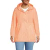 Lands' End Squall Packable Waterproof Raincoat In Pink