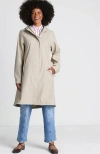 Lands' End Squall Rain Slicker Coat In Dusk Gray