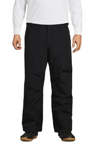 Lands' End Squall Waterproof Insulated Snow Pants In Black