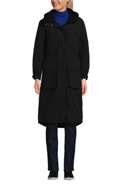 Lands' End Squall Waterproof Insulated Winter Stadium Coat In Animal Print