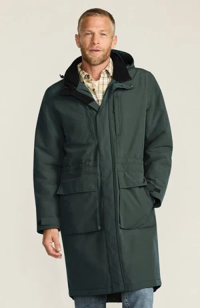 Lands' End Squall Waterproof Insulated Winter Stadium Coat In Green