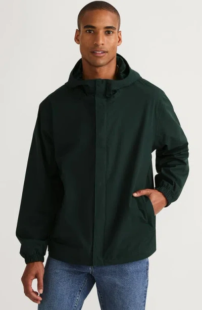 Lands' End Squall Waterproof Packable Rain Jacket In Lush Forest