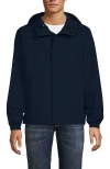 Lands' End Squall Waterproof Packable Rain Jacket In Radiant Navy