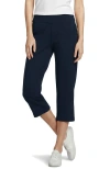 Lands' End Starfish Mid Rise Pull On Crop Pants In Blue