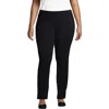 Lands' End Starfish Mid Rise Slim Leg Pants In Black