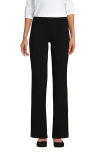 Lands' End Starfish Mid Rise Straight Leg Pants In Black