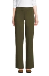 Lands' End Plus Size Starfish Mid Rise Straight Leg Pants In Forest Moss