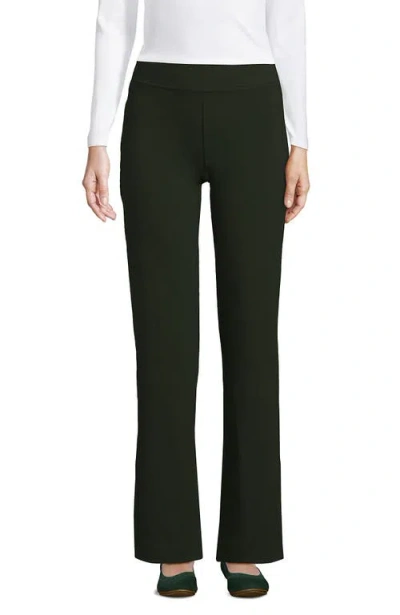 Lands' End Plus Size Starfish Mid Rise Straight Leg Pants In Fresh Evergreen