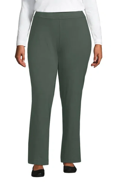 Lands' End Starfish Mid Rise Straight Leg Pants In Spruce