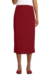 Lands' End Starfish Side Zip Midi Skirt