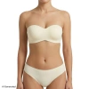 Lands' End Strapless Convertible Bra True Solutions Light Weight Microfiber Basics In Ivory