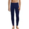 Lands' End Stretch Thermaskin Long Underwear Pants Base Layer In Blue