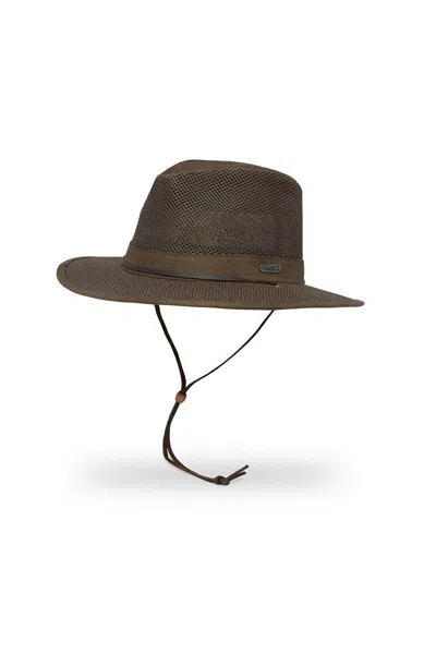 Lands' End Sunday Afternoons Easybreezer Fedora Hat In Brown