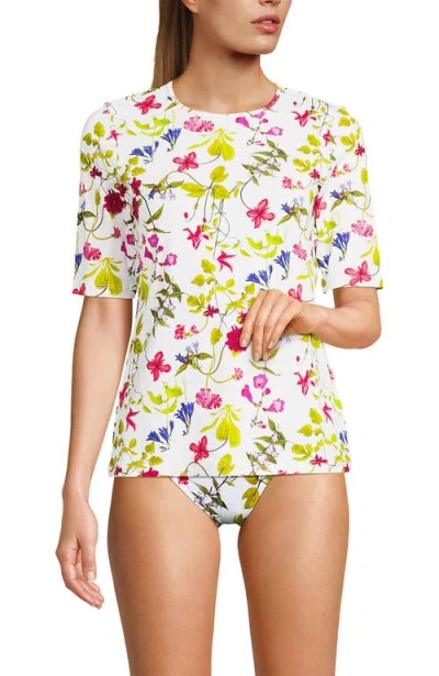 Lands' End Elbow Sleeve Relaxed Upf 50 Rash Guard