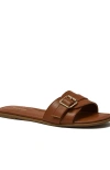 Lands' End Sunshine Slide Sandals In Cognac