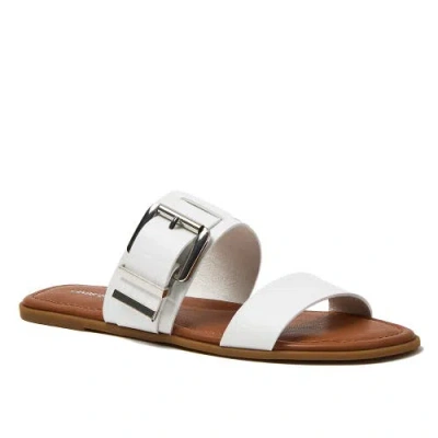 Lands' End Sunshine Slide Sandals In White