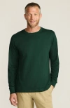 Lands' End Super-t Long Sleeve T-shirt In Green