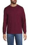 Lands' End Super-t Long Sleeve T-shirt In Animal Print