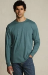 Lands' End Super-t Long Sleeve T-shirt In Green