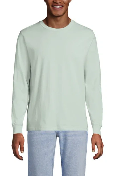 Lands' End Super-t Long Sleeve T-shirt In Neutral