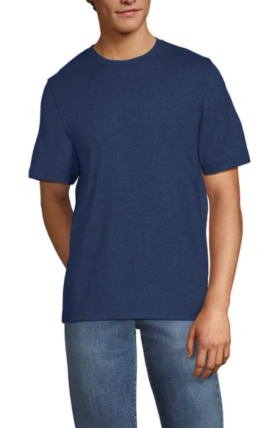 Lands' End Super-t Short Sleeve T-shirt In Nautical Blue Heather