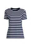 Lands' End Supima Cotton Crewneck T-shirt In Multi