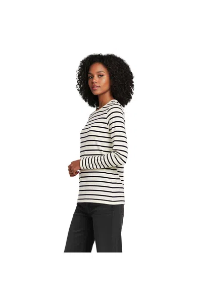 Lands' End Supima Cotton Long Sleeve Crewneck T-shirt In White