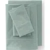 Lands' End 400 Thread Count Premium Supima Cotton No Iron Sateen Flat Bed Sheet In Desert Sage