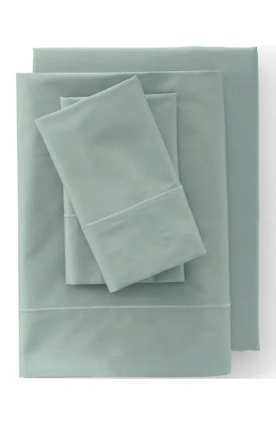 Lands' End 400 Thread Count Premium Supima Cotton No Iron Pillow Cases In Desert Sage