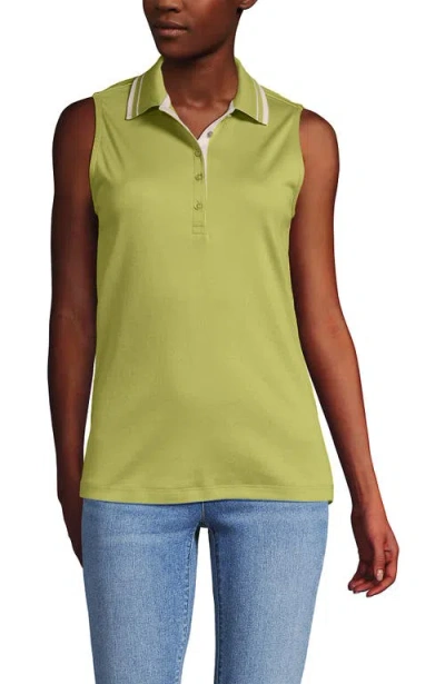 Lands' End Supima Cotton Polo In Green