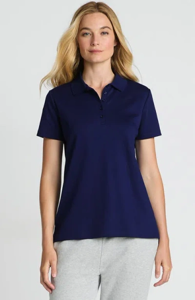 Lands' End Supima Cotton Polo Shirt In Blue