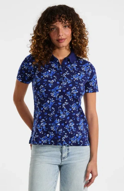 Lands' End Supima Cotton Polo Shirt In Blue