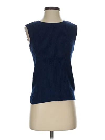 Pre-owned Lands' End Sweater Vest In Blue