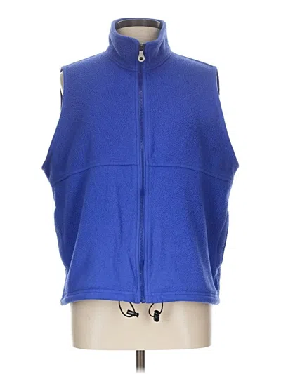 Pre-owned Lands' End Sweater Vest In Blue
