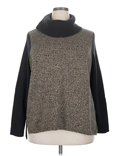 Pre-owned Lands' End Sweater Vest In Gray
