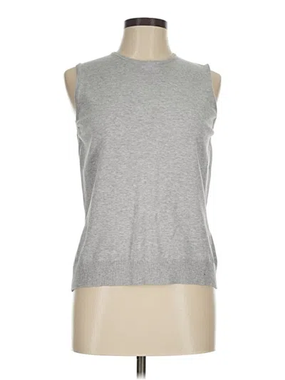 Pre-owned Lands' End Sweater Vest In Gray
