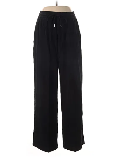 Pre-owned Lands' End Sweatpants In Black