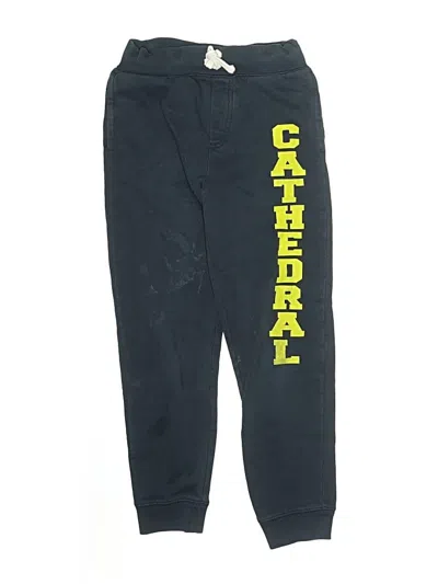 Pre-owned Lands' End Kids'  Sweatpants In Blue
