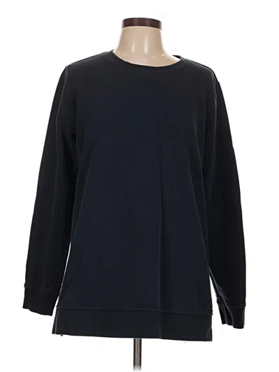 Pre-owned Lands' End Sweatshirt In Black